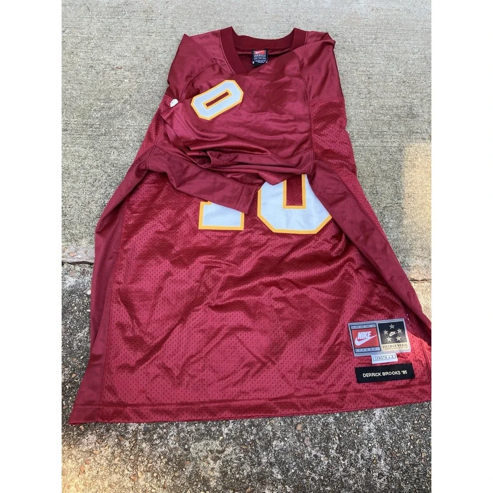 VTG Signed Nike Florida State Seminoles Derrick Brooks 